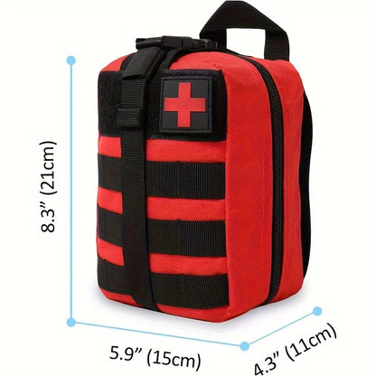 1pc EMT Pouch, Rip Away Molle Medical Pouches  Tear-Away First Aid Kit Emergency Survival Bag for Travel Outdoor Hiking