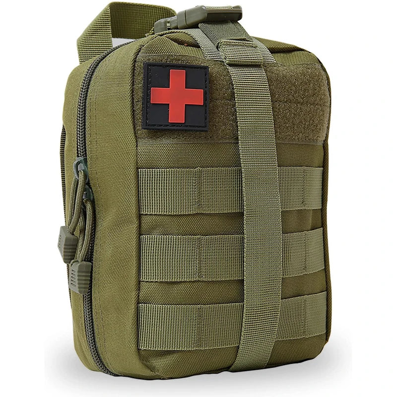 1pc EMT Pouch, Rip Away Molle Medical Pouches  Tear-Away First Aid Kit Emergency Survival Bag for Travel Outdoor Hiking