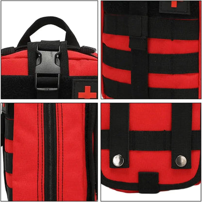 1pc EMT Pouch, Rip Away Molle Medical Pouches  Tear-Away First Aid Kit Emergency Survival Bag for Travel Outdoor Hiking