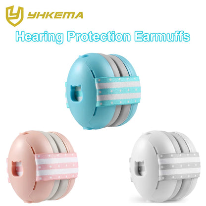 Kid Ear Protection Baby Noise Earmuffs Noise Reduction Ear Defenders Earmuff for Children Adjustable NRR 26DB Safety