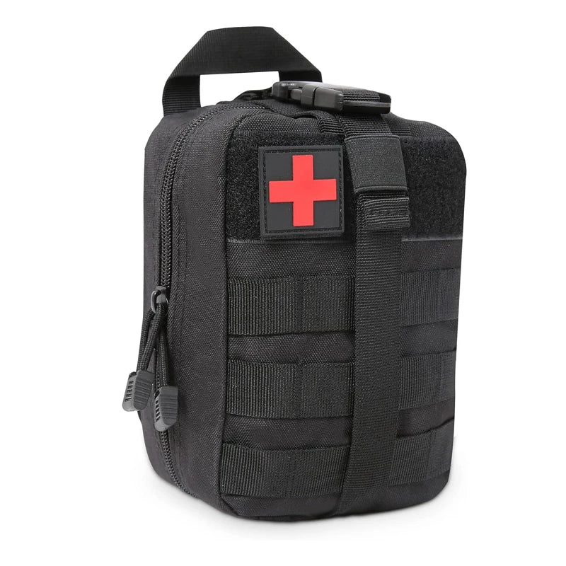 1pc EMT Pouch, Rip Away Molle Medical Pouches  Tear-Away First Aid Kit Emergency Survival Bag for Travel Outdoor Hiking